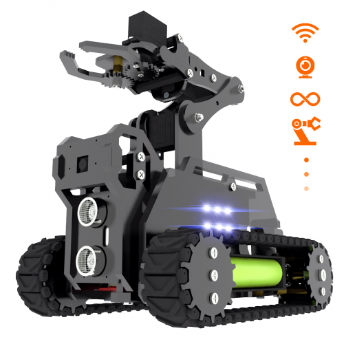 Adeept 어딥트 라즈베리파이 탱크 스마트 로봇 자동차 키트 (ADR013)