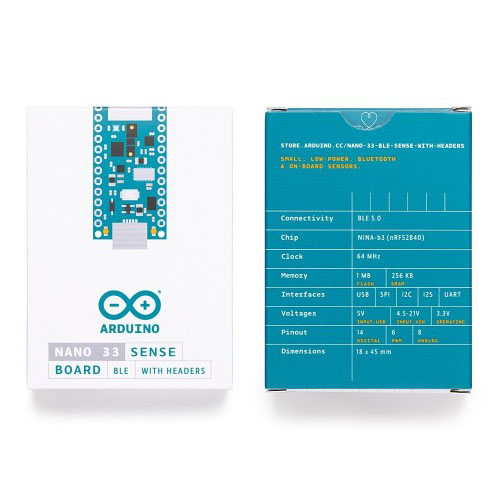 [정품] 아두이노 나노 33 Arduino Nano 33 BLE Sense with headers (ABX00035)
