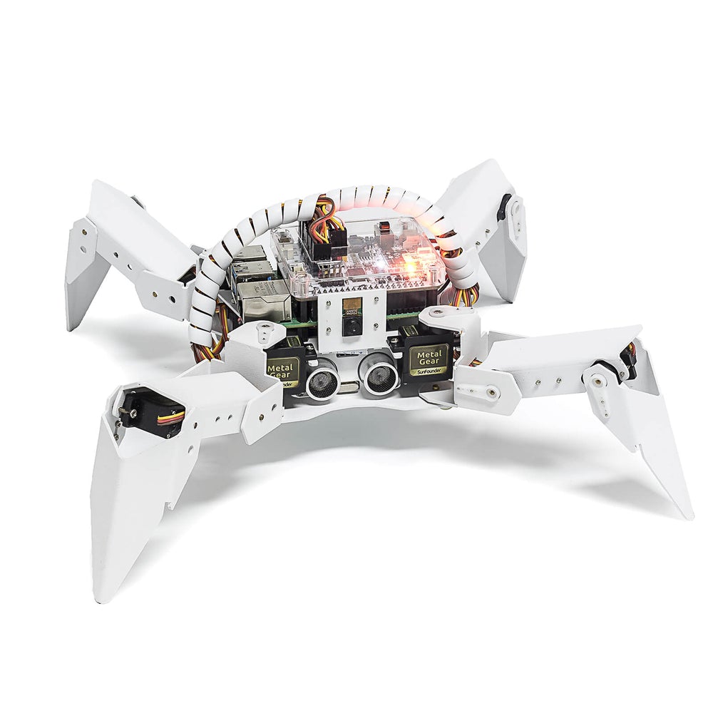 SunFounder 썬파운더 라즈베리파이 PiCrawler 4족 거미 로봇 키트 (CN0333D) // CN0276D 후속모델
