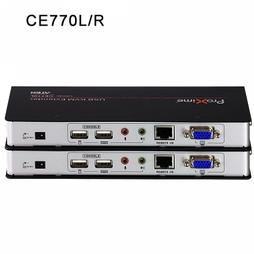 ATEN CE770 USB VGA/오디오 Cat 5 KVM 연장기